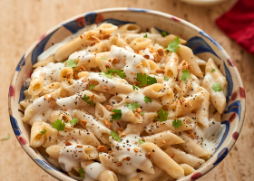 طريقة عمل سلطة المكرونة بالزبادي