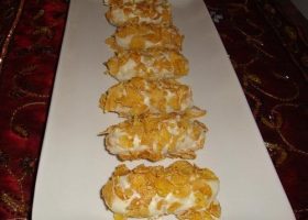 طريقة عمل حلوى أصابع الكورن فليكس