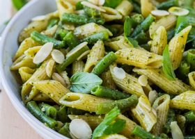 طريقة عمل مكرونة بالفاصوليا