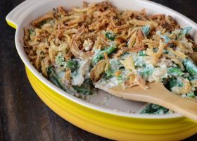 طريقة عمل فاصوليا مع المشروم والجبن