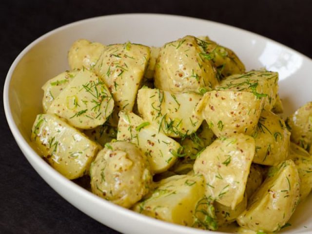 طريقة عمل بطاطس بالخردل