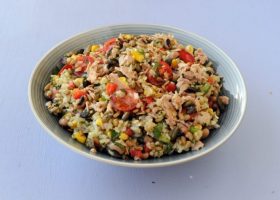 طريقة عمل سلطة الأرز بالتونة