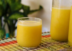 طريقة عمل عصير المانجو بجوز الهند