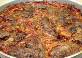 طريقة عمل صينية سمك مصحف