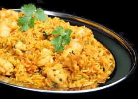 طريقة عمل بريانى الجمبرى