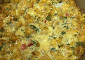 طريقة عمل صينية بطاطس بالبيض