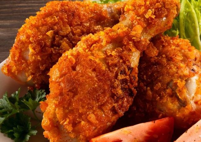 طريقة عمل دبابيس الدجاج المقلية