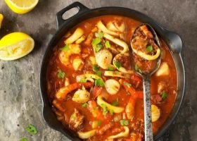 طريقة عمل طاجن الكاليمارى