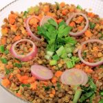 طريقة عمل سلطة العدس الأسود