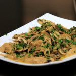 طريقة عمل سمك مع المشروم