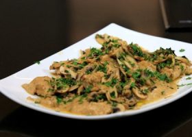 طريقة عمل سمك مع المشروم