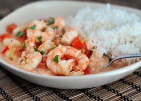 طريقة عمل جمبري بصلصة جوز الهند