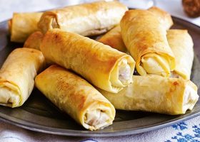 طريقة عمل رولات الجلاش بالخضار