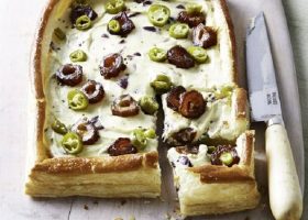 طريقة عمل باف مع جبن الماعز