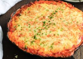 طريقة عمل كوسة بجبنة البارميزان