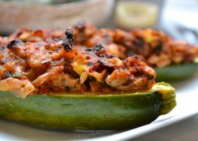 طريقة عمل صينية الكوسة المحشية