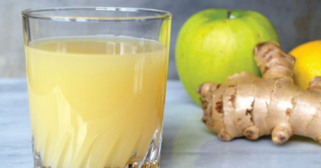 طريقة عمل عصير التفاح بالجنزبيل