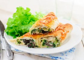 طريقة عمل التورتيلا المحشي بالسبانخ و الفلفل