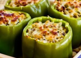 طريقة عمل محشى فلفل بالجبنة