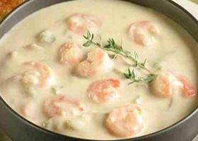 طريقة عمل شوربة الجمبري