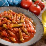طريقة عمل بامية بدون لحم