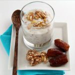 طريقة عمل بارفية البلح والزبادى
