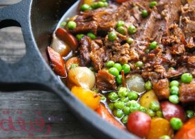 طريقة عمل يخني اللحم بالخضار