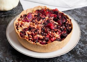 طريقة عمل فطيرة البنجر بالبروكلي