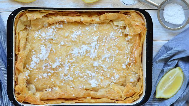 طريقة عمل أم علي بالجلاش