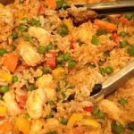 طريقة عمل أرز بالجمبري والخضروات