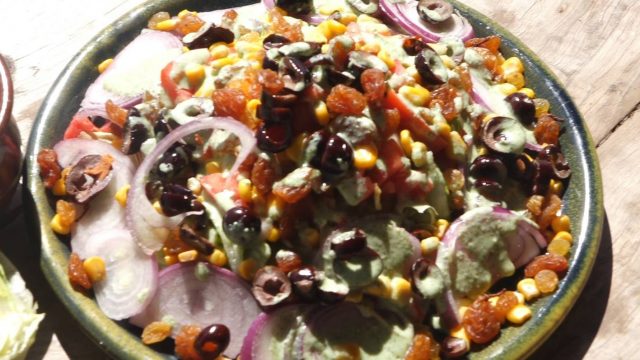 طريقة عمل سلطة كانكون بصوص الكزبرة