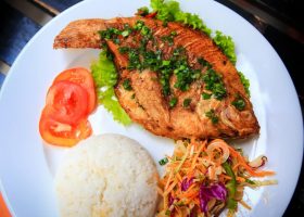 طريقة عمل صينية سمك بالصلصة