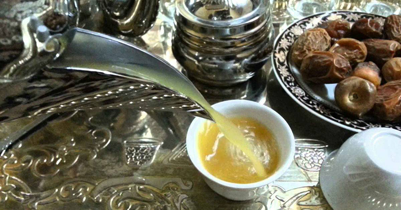 طريقة عمل القهوة العربية البيضاء