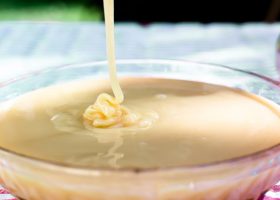 طريقة عمل حليب مركز محلى