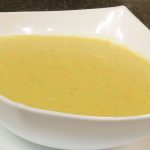 طريقة عمل شوربة كريمة الكوسة والخرشوف