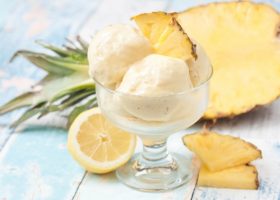 طريقة عمل أيس كريم الأناناس