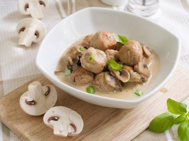 طريقة عمل كفتة بصوص المشروم