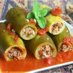 طريقة عمل الكوسا محشي بالبندورة