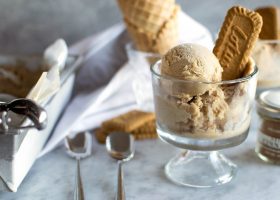 طريقة عمل ايس كريم اللوتس