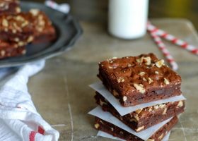 طريقة عمل براونيز كيك بالجوز