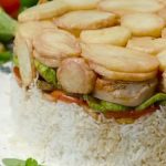 طريقة عمل مقلوبة الدجاج بالبطاطس