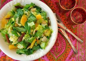 طريقة عمل سلطة الشمر والبرتقال