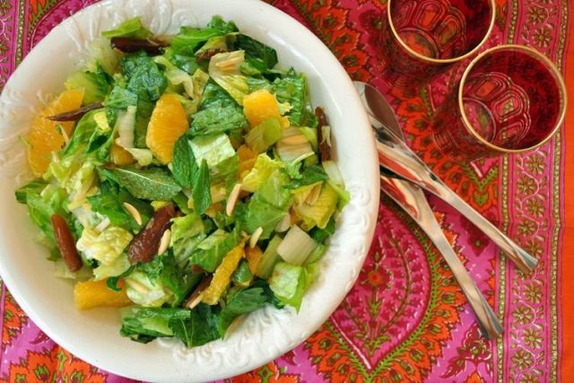 طريقة عمل سلطة الشمر والبرتقال