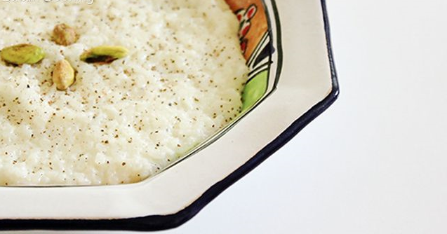 طريقة عمل الأرز بالحليب بنكهة الحبهان