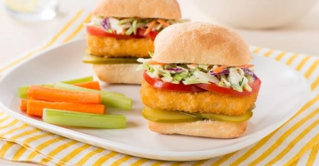 طريقة عمل برجر السمك