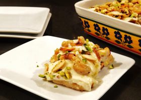 طريقة عمل مدلوقة بالقشطة