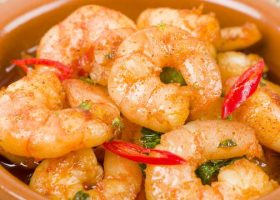 طريقة عمل روبيان بالصوص الحارة