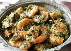 طريقة عمل جمبري بصلصة البيستو