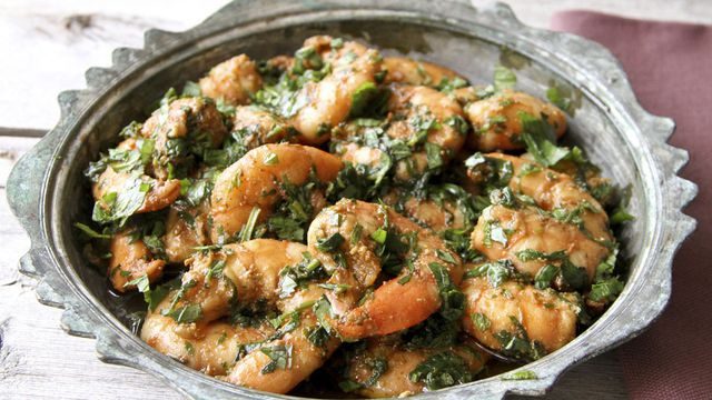 طريقة عمل جمبري بصلصة البيستو