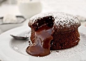 طريقة عمل كيكة البركان